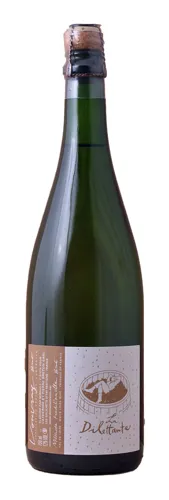 Bottle of Domaine Breton - Catherine & Pierre Breton La Dilettante Brutwith label visible