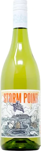 Bottle of Storm Point Chenin Blancwith label visible