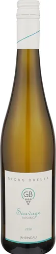 Bottle of Georg Breuer GB Sauvage Riesling from search results