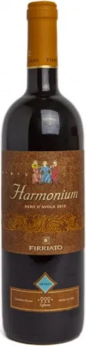 Bottle of Firriato Harmonium Nero d'Avolawith label visible