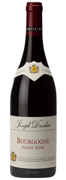 Bottle of Joseph Drouhin Bourgogne Pinot Noir from search results