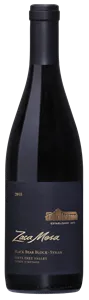 Bottle of Zaca Mesa Black Bear Block Syrahwith label visible