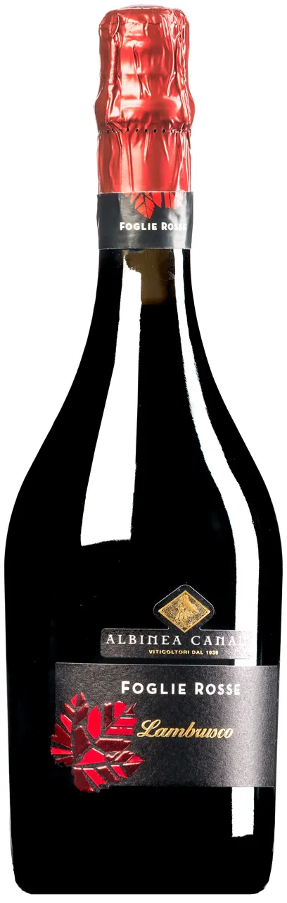 Bottle of Albinea Canali Foglie Rosse Lambrusco from search results