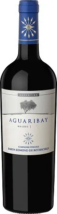 Bottle of Flechas de los Andes Aguaribay Malbecwith label visible