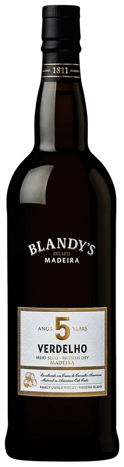 Blandy's 5 Year Old Verdelho Madeira (Medium Dry)