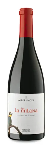 Bottle of Albet i Noya Finca La Milana Penedèswith label visible