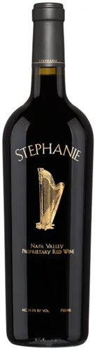 Bottle of Hestan Vineyards Stephanie Proprietary Redwith label visible