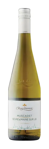 Bottle of Rémy Pannier Muscadet-Sèvre et Maine Sur Liewith label visible