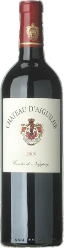 Bottle of Château d'Aiguilhe Castillon - Côtes de Bordeauxwith label visible