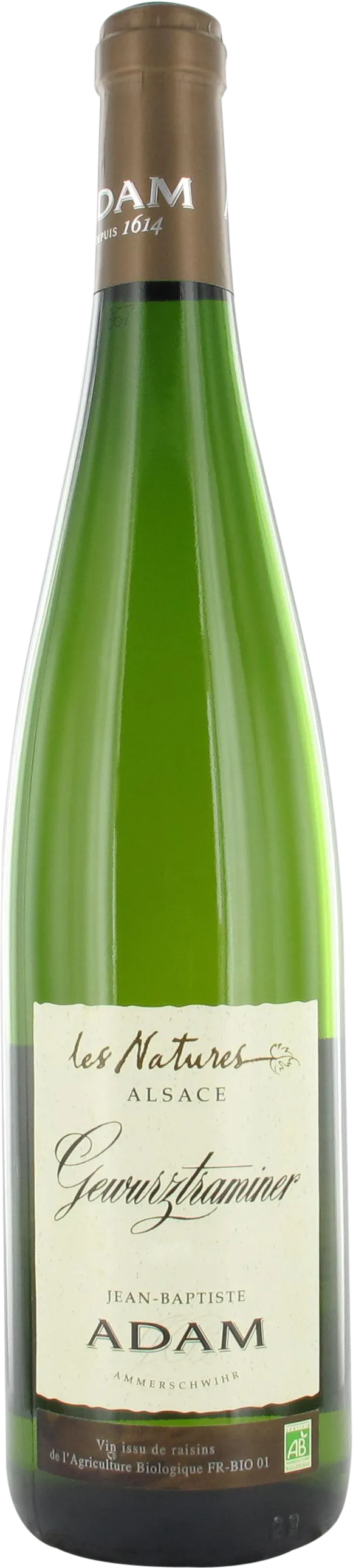 Bottle of Jean-Baptiste Adam Les Natures Gewürztraminer from search results