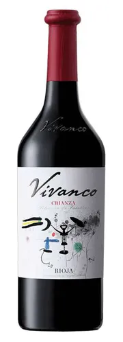 Bottle of Vivanco Crianza Riojawith label visible