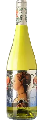 Bottle of Lagar Da Condesa Albariño Rías Baixaswith label visible