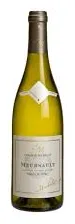 Bottle of Domaine Michelot Meursault 'Sous La Velle'with label visible