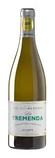 Bottle of Enrique Mendoza La Tremenda Merseguera - Chardonnay Alicantewith label visible