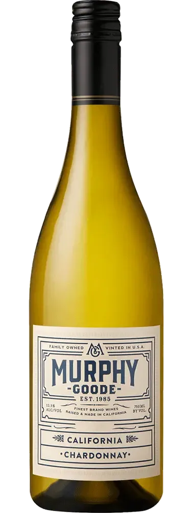 Bottle of Murphy-Goode Chardonnaywith label visible