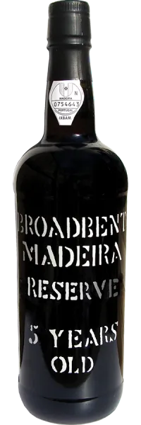 Bottle of Broadbent Madeira Reserve 5 Years Old from search results