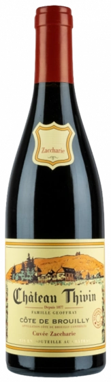Château Thivin Côte de Brouilly Cuvée Zaccharie