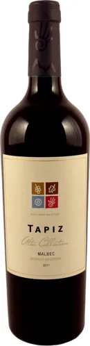 Bottle of Tapiz Alta Collection Cabernet Sauvignonwith label visible