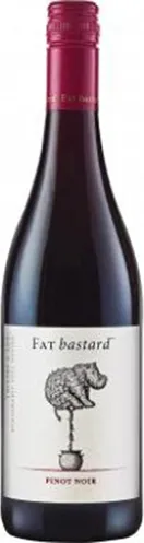 Bottle of Fat Bastard (Thierry & Guy) Pinot Noirwith label visible