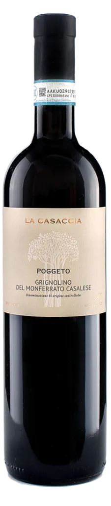 Bottle of La Casaccia Poggeto Grignolino del Monferrato Casalese from search results