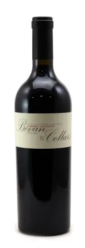 Bottle of Bevan Cellars Wildfoote Vineyard Vixen Block Cabernet Sauvignonwith label visible