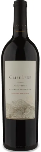 Bottle of Cliff Lede Stags Leap District Cabernet Sauvignonwith label visible