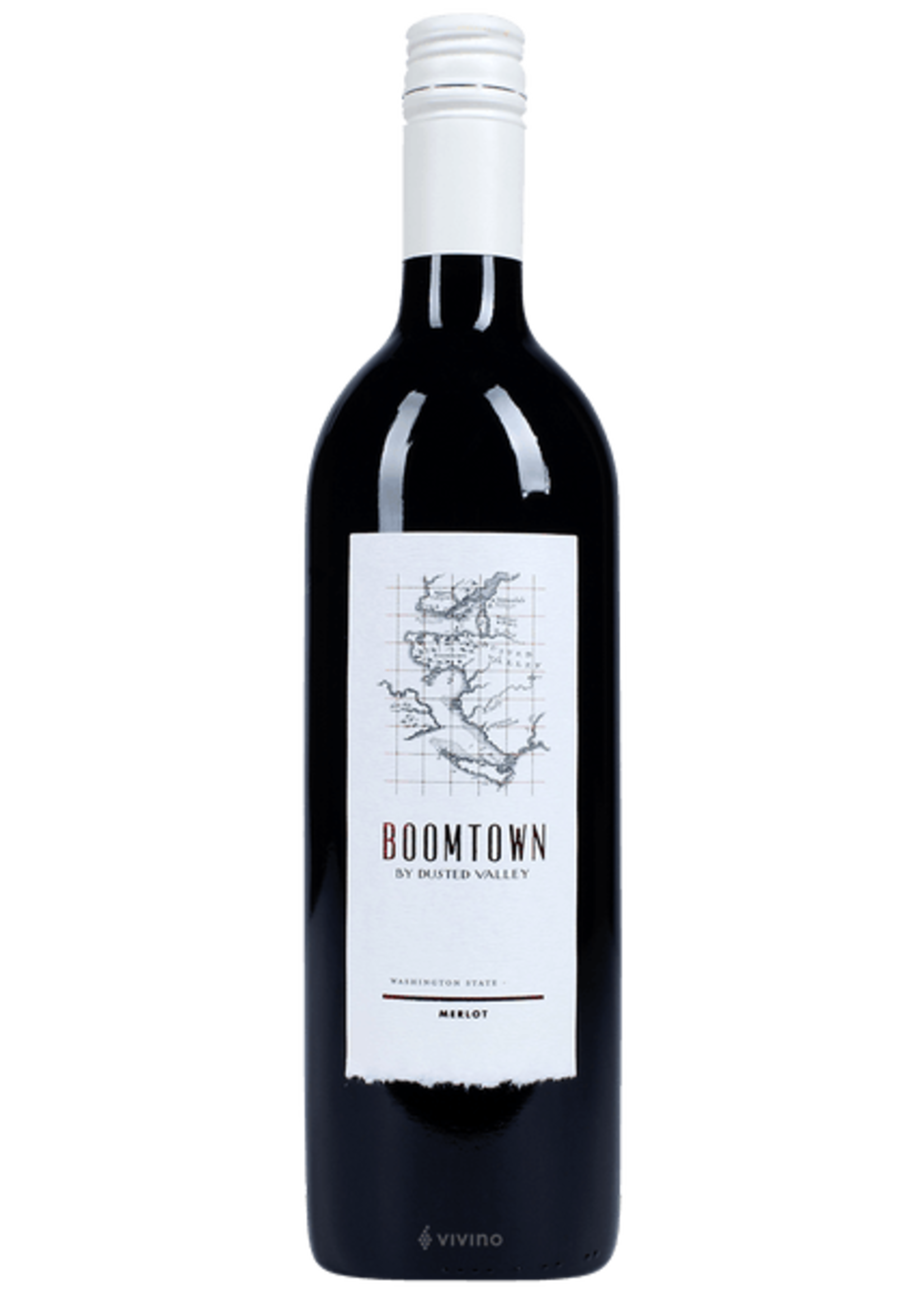 Bottle of Dusted Valley Boomtown Merlot from search results