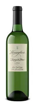 Bottle of Hourglass Estate Sauvignon Blancwith label visible