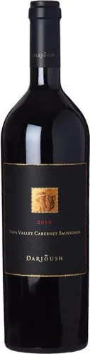 Bottle of Darioush Cabernet Sauvignon (Signature)with label visible