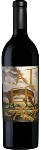 Bottle of Caterwaul Cabernet Sauvignonwith label visible