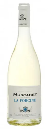 Bottle of Auguste Bonhomme La Forcine Muscadetwith label visible