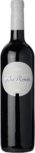 Bottle of Bodegas San Román Tintowith label visible