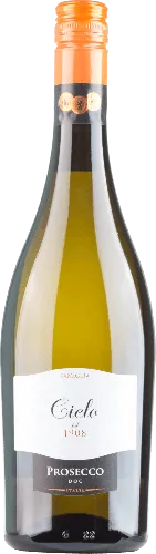 Bottle of Cielo e Terra Prosecco Frizzantewith label visible