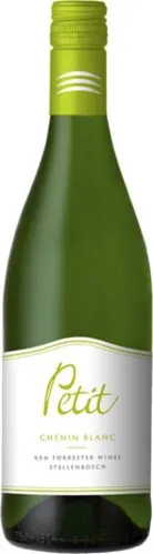Bottle of Ken Forrester Petit Chenin Blancwith label visible