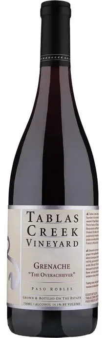 Bottle of Tablas Creek Vineyard Côtes de Tablaswith label visible