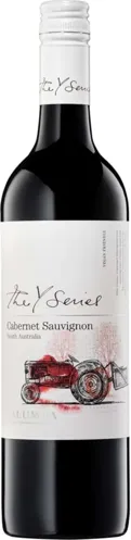 Bottle of Yalumba Y Series Cabernet Sauvignonwith label visible