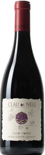Bottle of Clau de Nell Cuvée Violettewith label visible