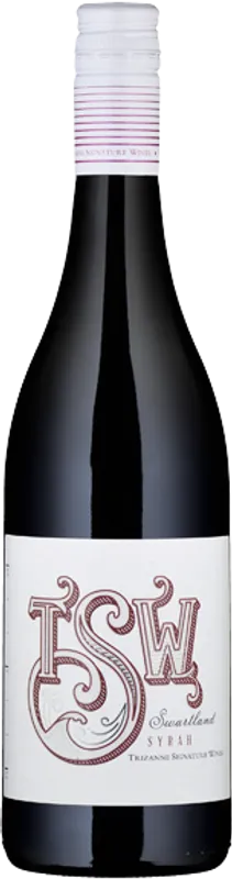 Bottle of Trizanne Signature Wines Syrahwith label visible