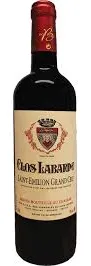 Bottle of Clos Labarde Saint-Émilion Grand Cruwith label visible