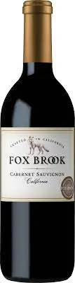 Bottle of Fox Brook Cabernet Sauvignonwith label visible