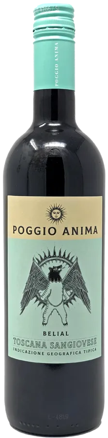 Bottle of Poggio Anima Belial Sangiovese Toscana from search results