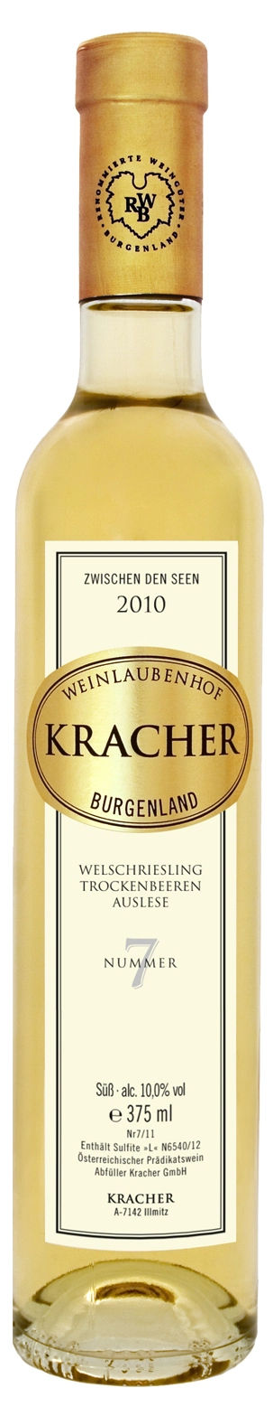 Kracher Nummer 7 Zwischen den Seen Welschriesling trockenbeerenauslese
