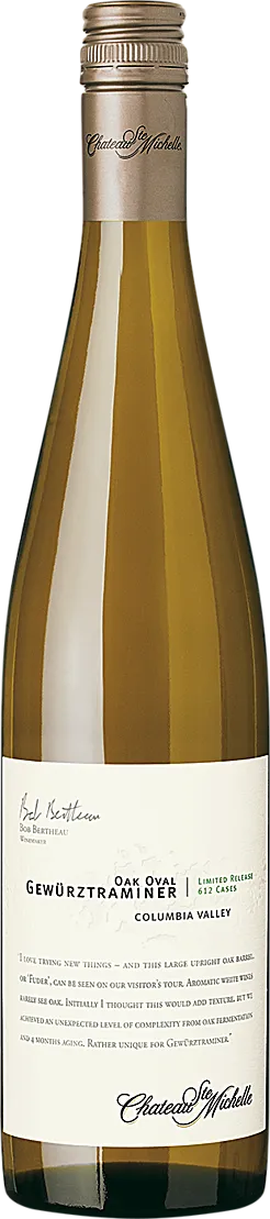 Bottle of Chateau Ste. Michelle Limited Release Oak Oval Gewürztraminer from search results