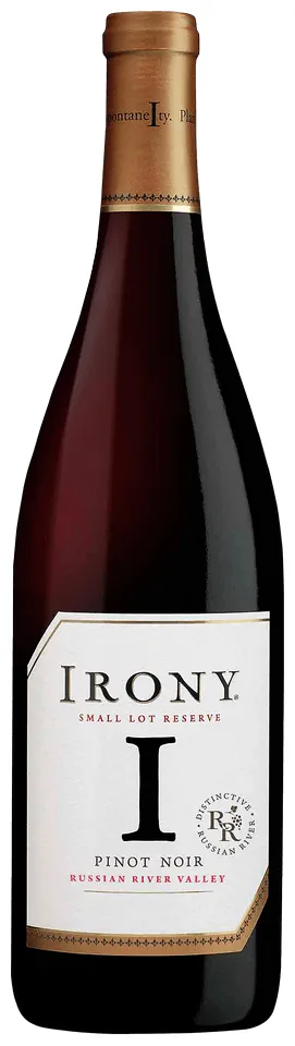 Bottle of Irony Pinot Noir from search results