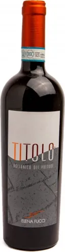 Bottle of Elena Fucci Titolowith label visible