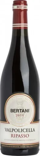 Bottle of Bertani Valpolicella Ripassowith label visible