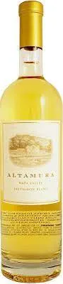 Bottle of Altamura Sauvignon Blancwith label visible