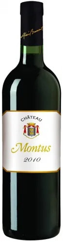 Bottle of Château Montus Madiranwith label visible