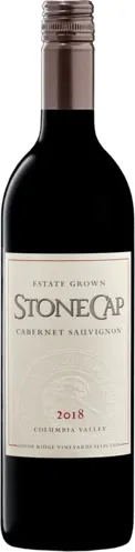 Bottle of StoneCap Cabernet Sauvignonwith label visible