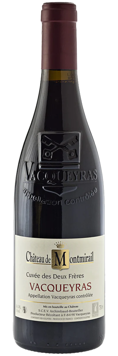 Bottle of Château de Montmirail Cuvée des Deux Frères Vacqueyras from search results